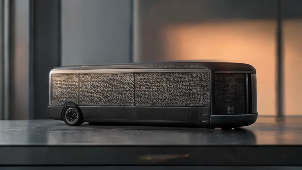 Electro Bus Stem product showing its metallic structure and components