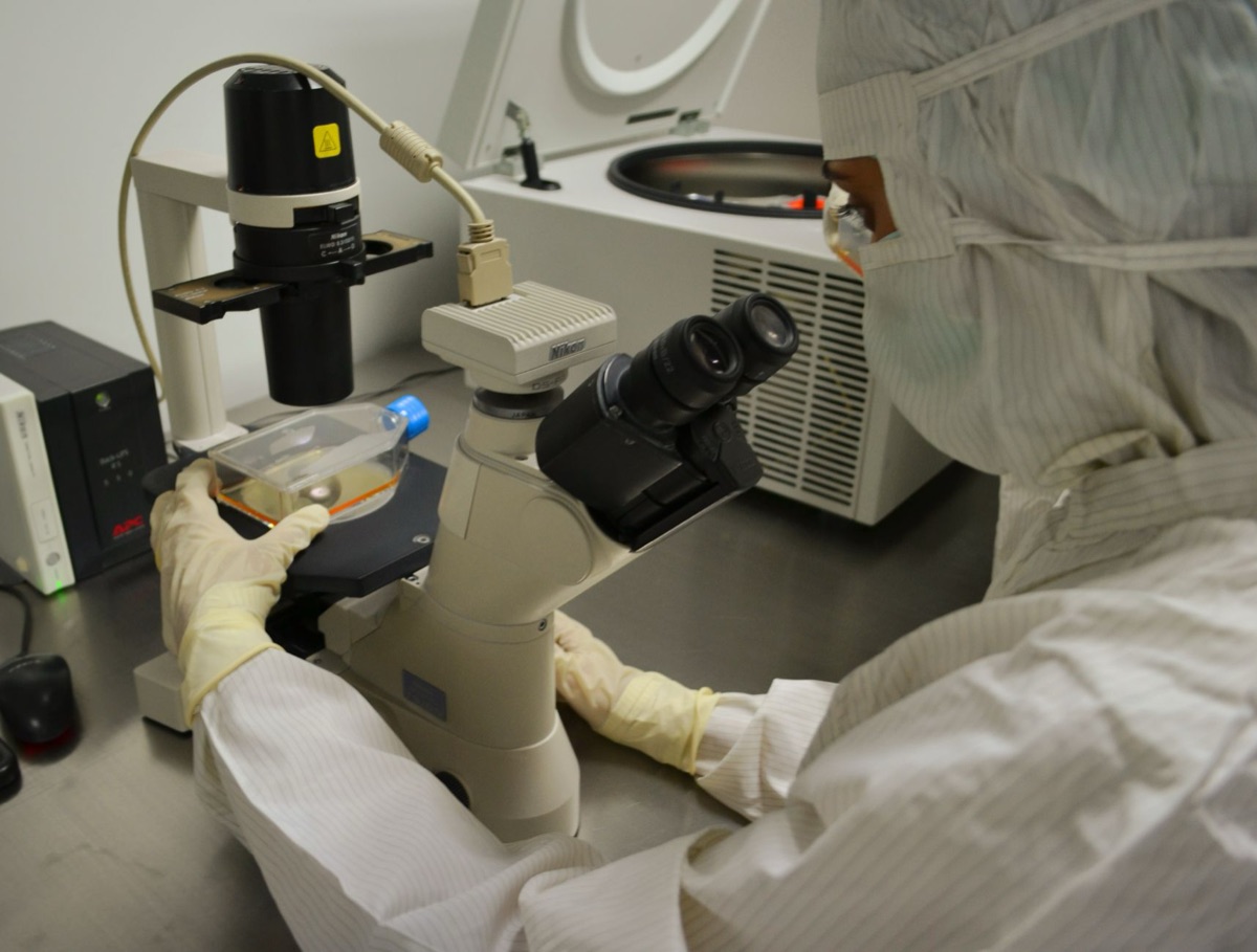 laboratório de pesquisa em baterias